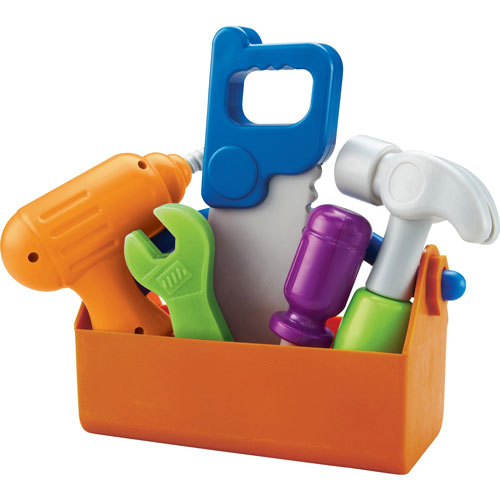 Learning Resources Fix It Tool Set, 9" x 3-384" x 5-1/2", 6/ST, Multi