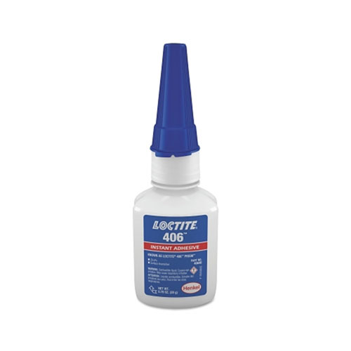 Loctite 406™ Prism® Instant Adhesive, Surface Insensitive, 20 g, Bottle, Clear