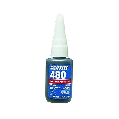 Loctite 480™ Prism® Toughened Instant Adhesive, 20 g, Tube, Black