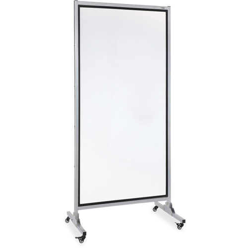 Lorell 2-Sided Dry Erase Easel, 37-1/2" x 82-1/2", Black