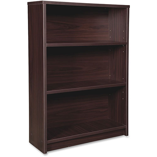 Lorell Bookcase, 4-Shelf, Prominence, 34"Wx12"Dx48"H, Espresso