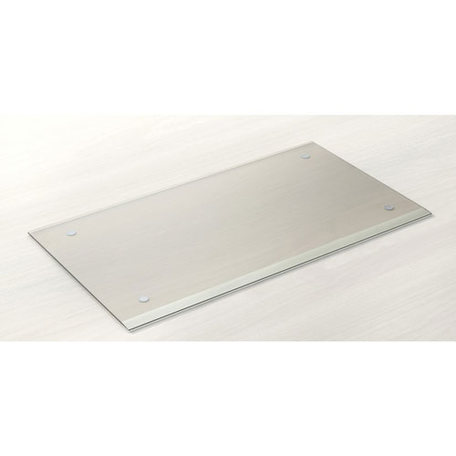 Lorell Desk Pad - Rectangle - 36" Width - Rubber - Clear