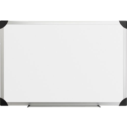 Lorell Dry-Erase Board, 24"x18", Aluminum/White