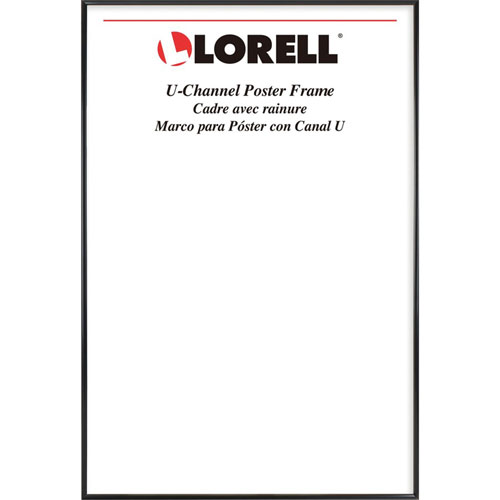 Lorell Frame, Poster, Wall Display Only, 18"Wx24"H, Black