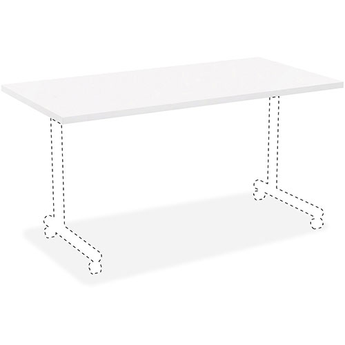 Lorell Rectangular Tabletop, 24" x 60", White