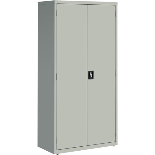 Lorell Storage Cabinet, 36"x18"x72", Light Gray