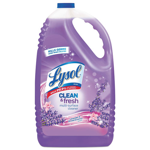 Lysol Clean and Fresh Multi-Surface Cleaner, Lavender and Orchid Essence, 144 oz Bottle