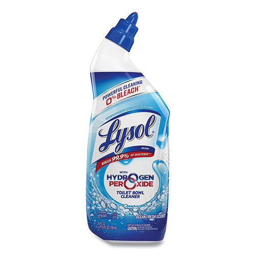Lysol Toilet Bowl Cleaner with Hydrogen Peroxide, Ocean Fresh Scent, 24 oz