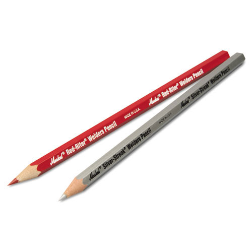 Markal Red-Riter Woodcase Welder's Pencil, Dozen