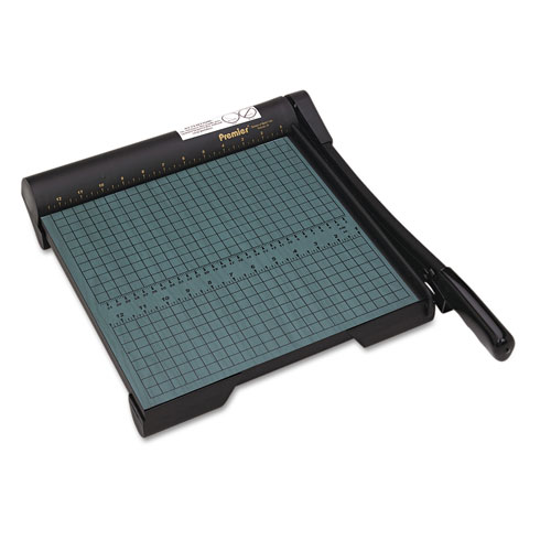 Martin Yale The Original Green Paper Trimmer, 20 Sheets, Wood Base, 12 1/2"x 12"