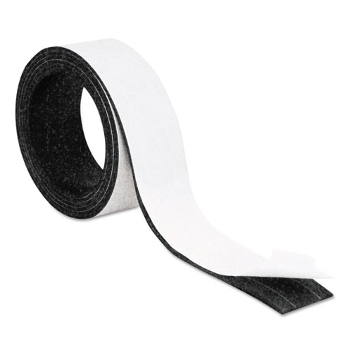 MasterVision™ Magnetic Adhesive Tape Roll, Black, 1/2" x 7 Ft.
