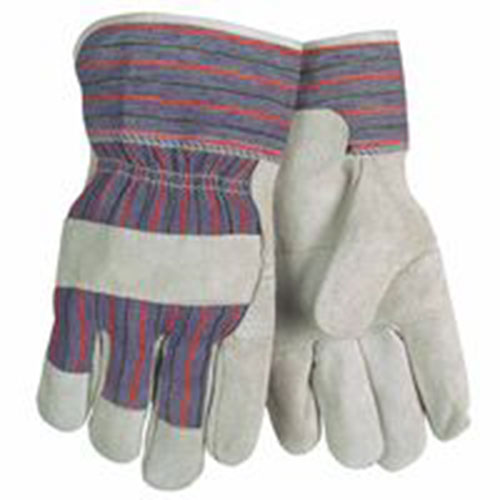Memphis Glove Economy Leather Patch Palm Glove, Large, Cow Split Shoulder Leather