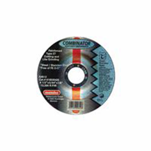 Metabo Wheel, 4 1/2 in Dia, 0.45 in Thick, A 46 U Grit Stainless Steel
