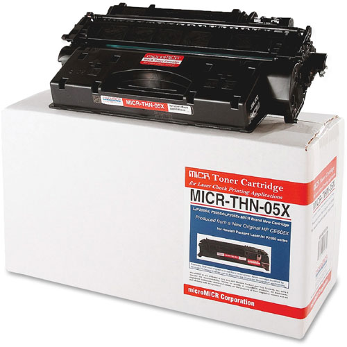 Micromicr Remanufactured, Alternative for HP 05X MICR, Laser, 6500 Pages, Black, 1 Each