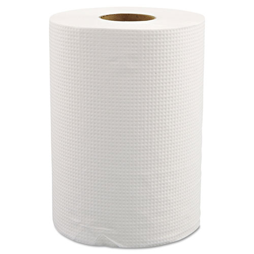 Morcon Paper Morsoft Universal Roll Towels, 8" x 350 ft, White, 12 Rolls/Carton