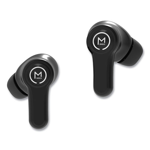 Morpheus 360® PULSE HD 360 Virtual Hybrid ANC True Wireless Earbuds, Black