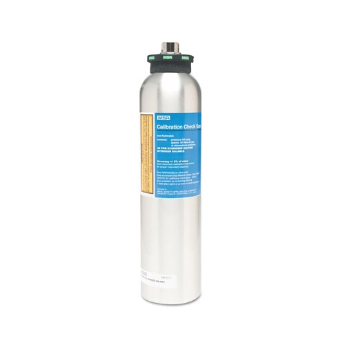 MSA Econo-Cal™ RP Reactive Gas Calibration Cylinder, 34 L, 1.45% CH4, 15% O2, 60 PPM CO, 20 PPM H2S, Aluminum