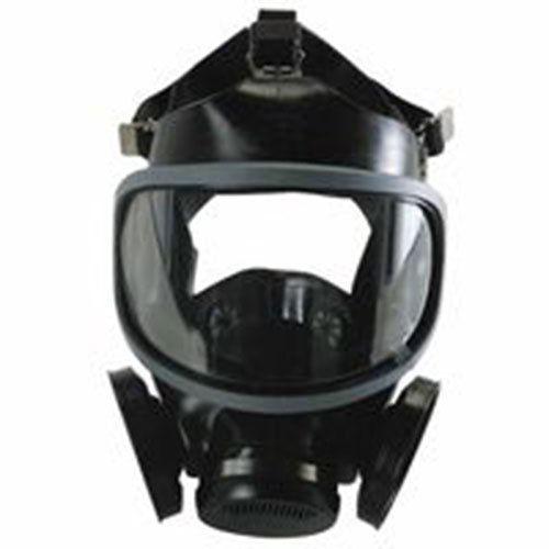 MSA Ultra-Twin Full-Facepiece Respirator, Silicone, Particles and Gases