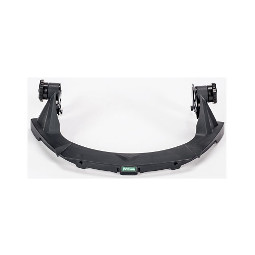 MSA V-Gard Faceshield Frame, w/o Debris Control, Black, For MSA Slotted Caps