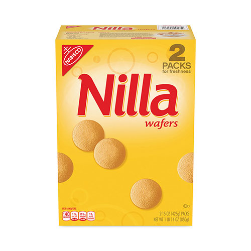 Nabisco Nilla Wafers, 15 oz Box, 2 Boxes/Pack