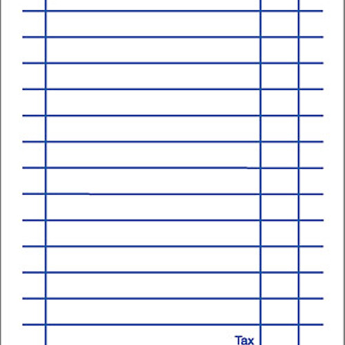 National Check GuestCheck Carbonless 11 Line Pad