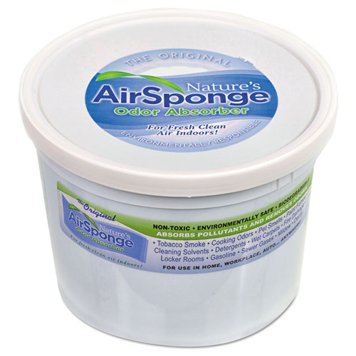 Nature's Air Sponge Odor Absorber, Neutral, 64 oz, 4/Carton