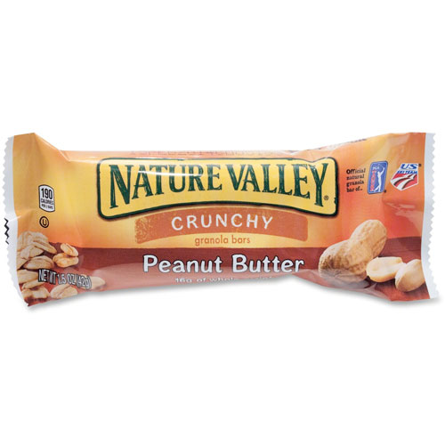 Nature Valley® Granola Bars, Crunchy, 1.5 oz. Bars, 18/BX, Peanut Butter