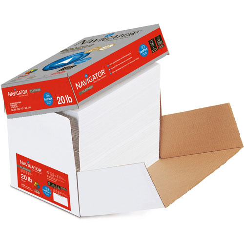 Navigator Premium Copy & Multipurpose Paper, 99 Bright, 8 1/2" x 11", White