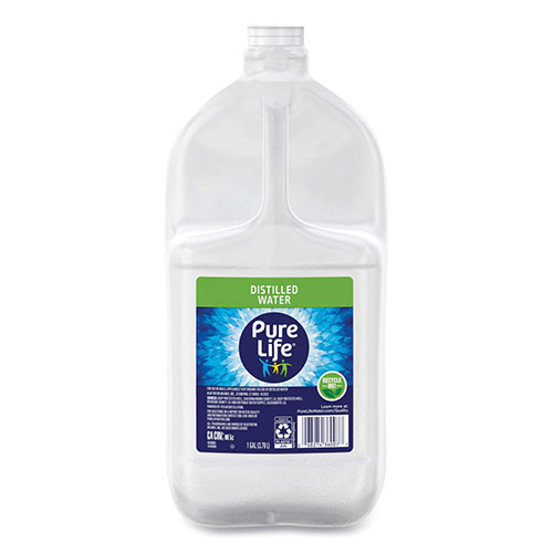 Nestle Pure Life Distilled Water, 1 gal Bottle, 6/Carton, 36 Cartons/Pallet