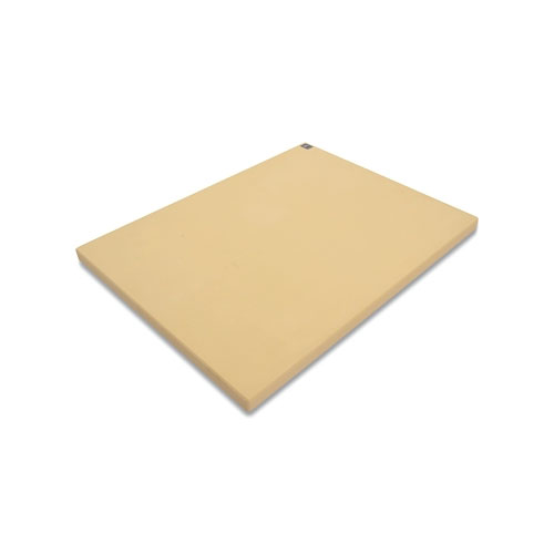 Notrax Sani-Tuff® NSF Rubber Cutting Board, 1/2 in x 18 in W x 24 in L, Rectangular, Buff