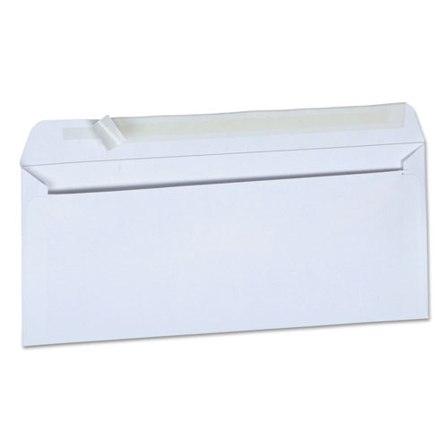 Office Impressions Peel Seal Strip Business Envelope, #10, Square Flap, Self-Adhesive Closure, 4.13 x 9.5, White, 500/Box