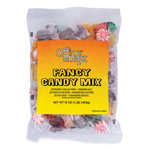 Office Snax Candy Assortments, Fancy Candy Mix, 1 lb Bag