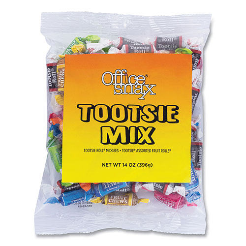 Office Snax Tootsie Roll Assortment, 14 oz Bag
