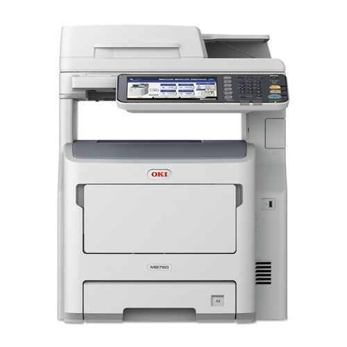 Okidata MB770 Multifunction Monochrome Laser Printer, Copy/Fax/Print/Scan