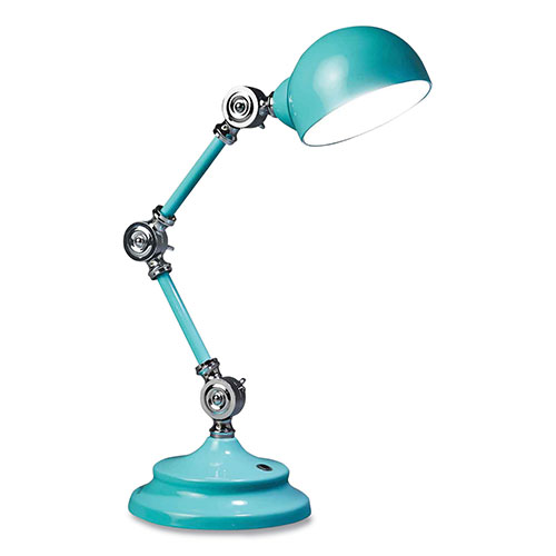 OttLite Wellness Series Revive LED Desk Lamp, 15.5" High, Turquoise