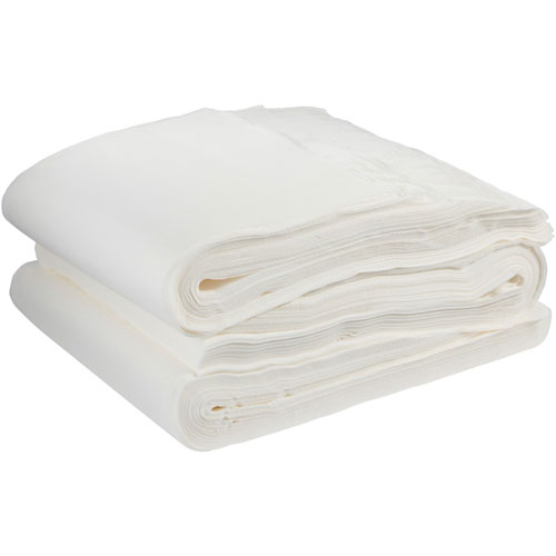 Pacific Blue Select A300 Disposable Care Bath Towels, 1/2 Fold, 19.50" x 39", White, 200/Carton