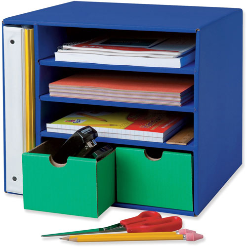 Pacon Classroom Keepers Management Center, Blue/Green