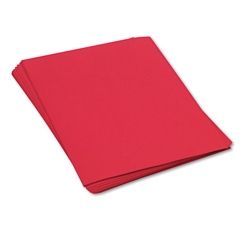 Pacon Construction Paper, 58lb, 18 x 24, Holiday Red, 50/Pack