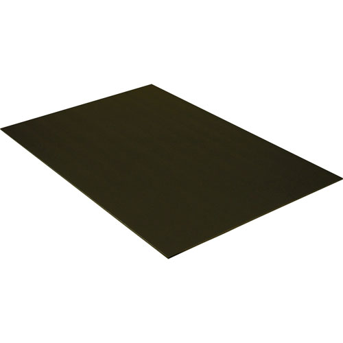 Pacon Foam Board, 20" x 30", 3/16" Thick, 10/PK, Black On Black