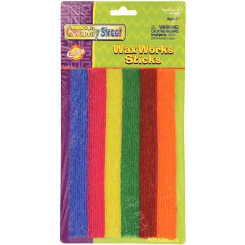 Pacon Hot Color Sticks, 8", 48/PK, Assorted Neon