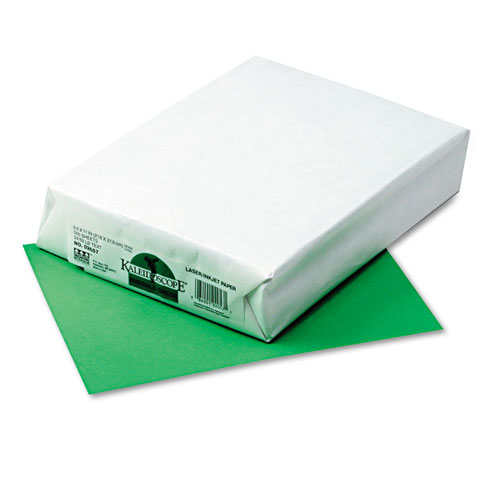 Pacon Kaleidoscope Multipurpose Colored Paper, 24lb, 8.5 x 11, Emerald Green, 500/Ream