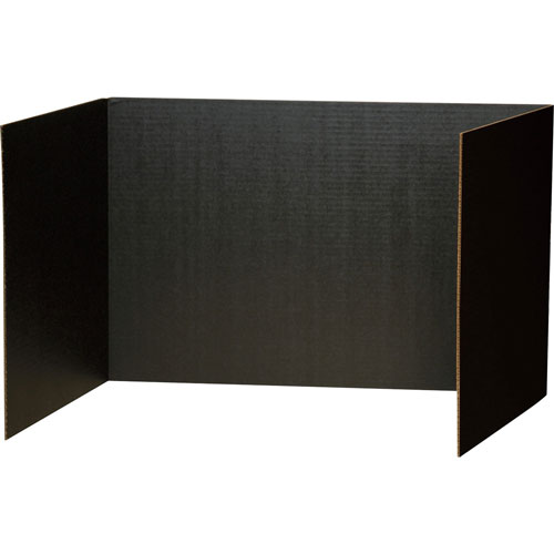 Pacon Privacy Board, 48" x 16", Black
