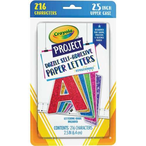 Pacon Self-adhesive Paper Letters - Self-adhesive - 2.50", - Assorted - Paper