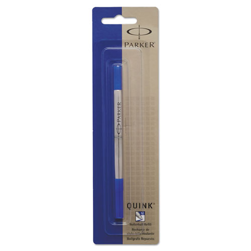 Parker Refill for Parker Roller Ball Pens, Medium Point, Blue Ink