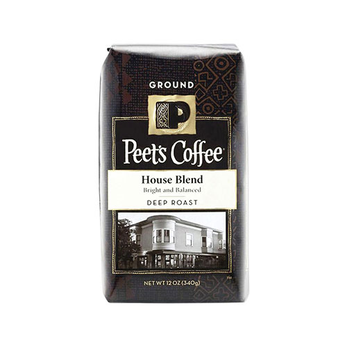 Peet's House Blend Ground Coffee, 12 oz Bag