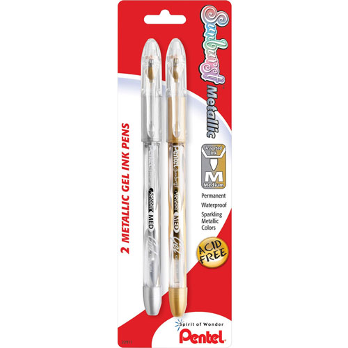 Pentel .8mm Sunburst Semi-Transparent Rollerball Pen