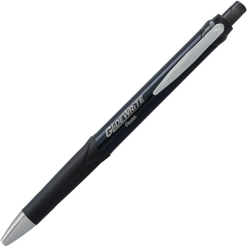 Pentel Pen, Ballpoint, 1.0mm Tip, 1/2"Wx3/5"Lx5-9/10"H, 12/DZ, BK