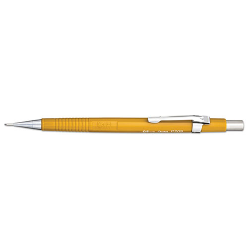 Pentel Sharp Mechanical Pencil, 0.9 mm, HB (#2.5), Black Lead, Yellow Barrel