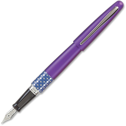 Pilot MR Retro Pop Collection Fountain Pen, Purple Barrel, Black Ink, Fine