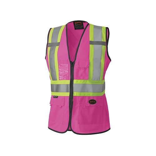 Pioneer 139PKU Ladies Mesh Vest, Size XL, Pink